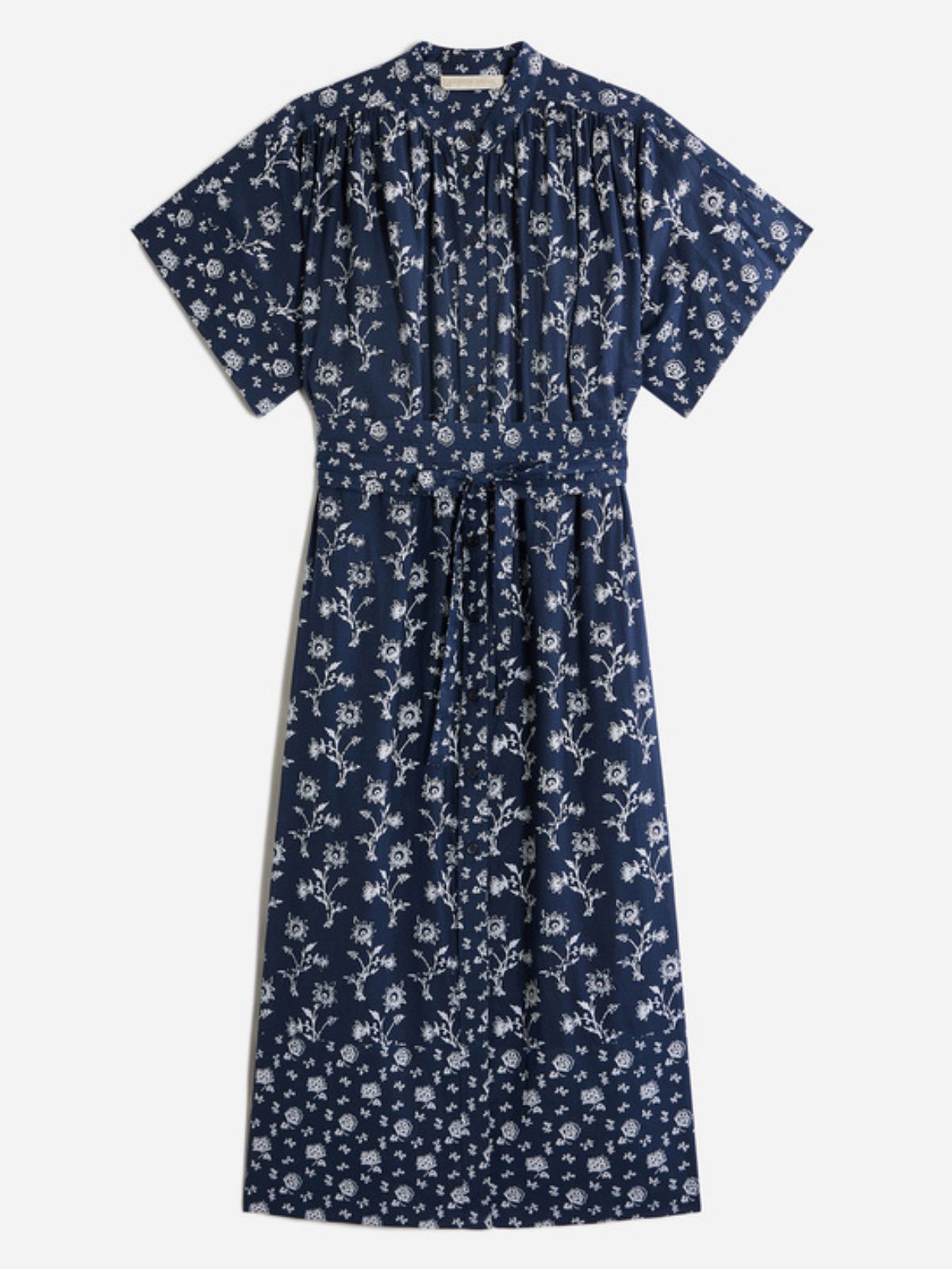 Iris Fashion - VANESSA BRUNO - Giao Print Dress - Navy & White