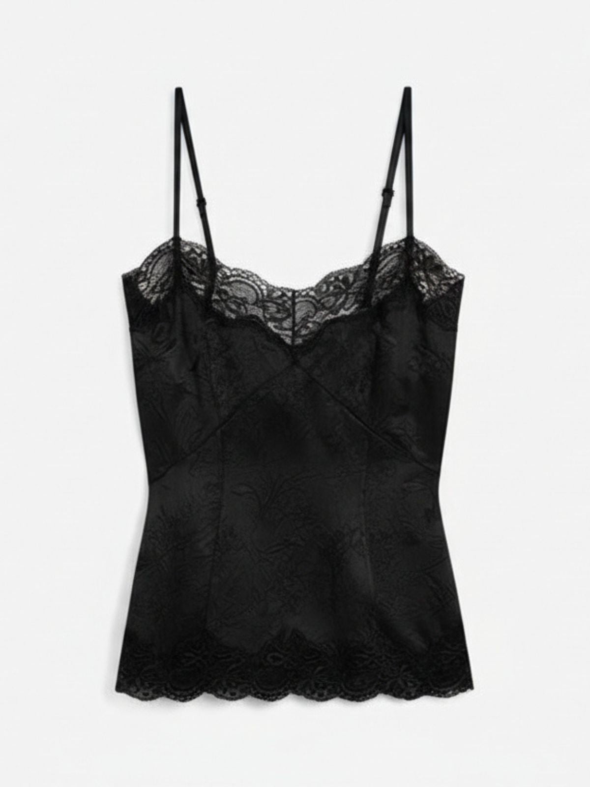 Glycine Lace Camisole - Black