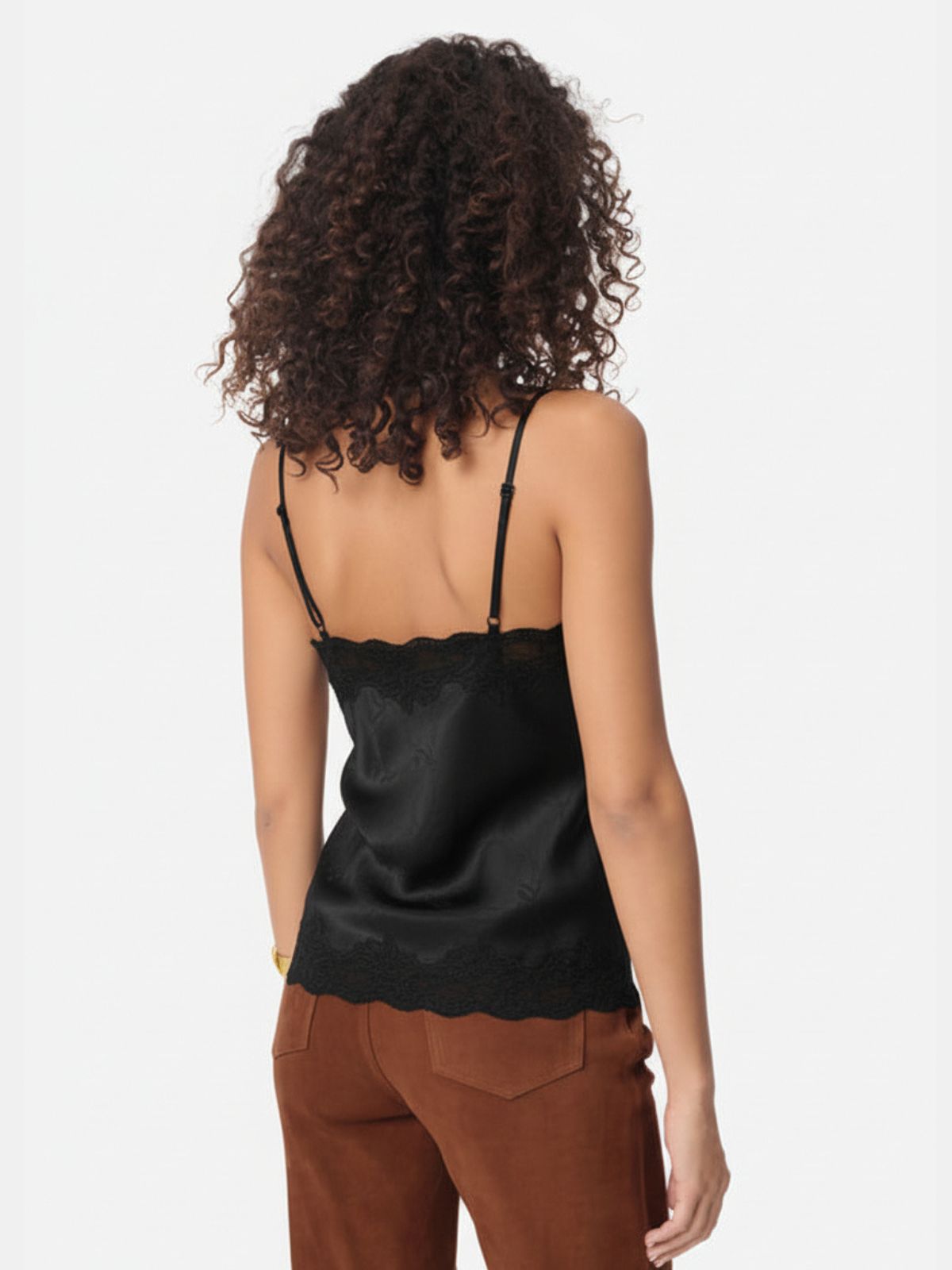 Glycine Lace Camisole - Black