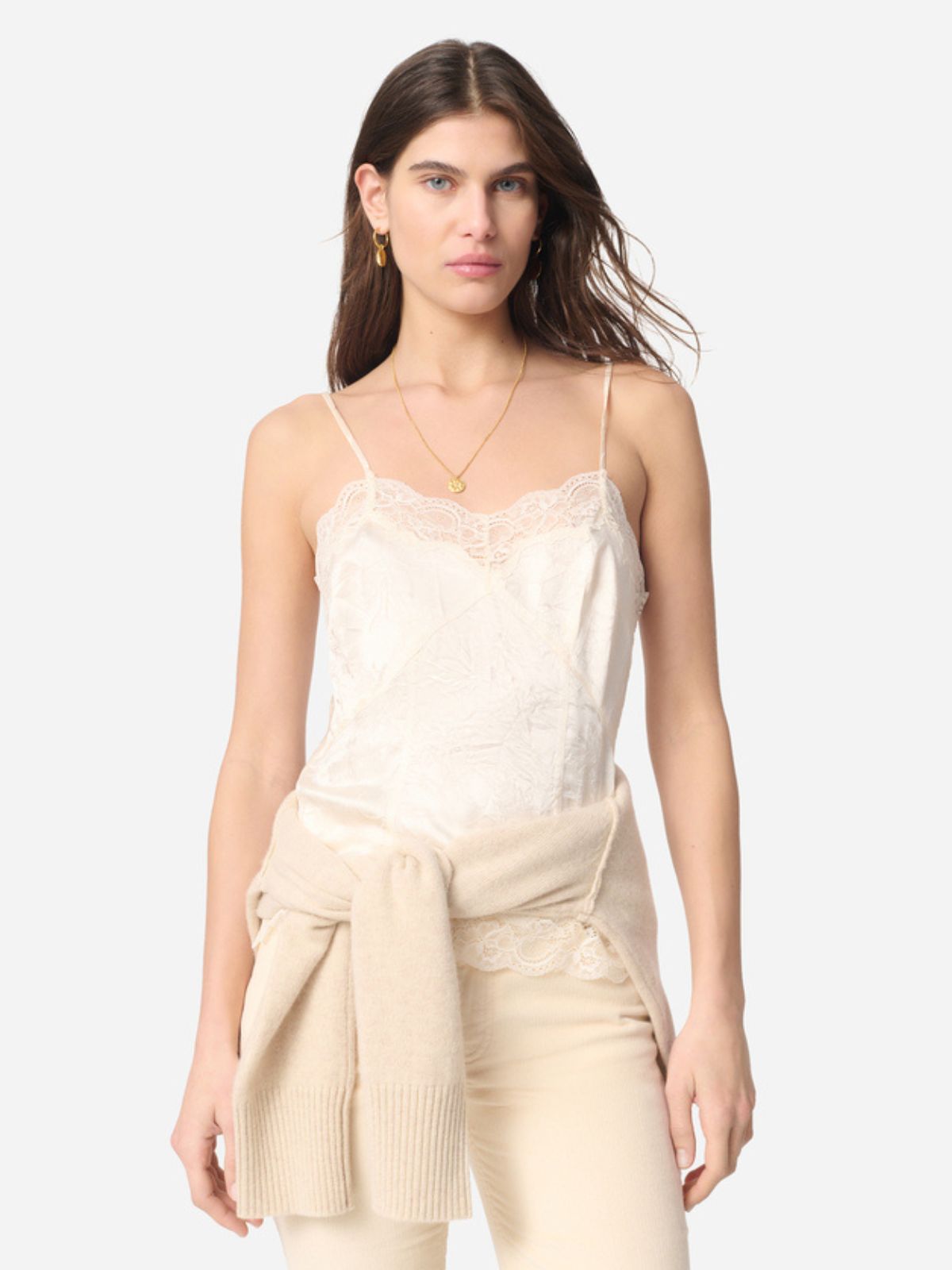 Glycine Lace Camisole - Ecru