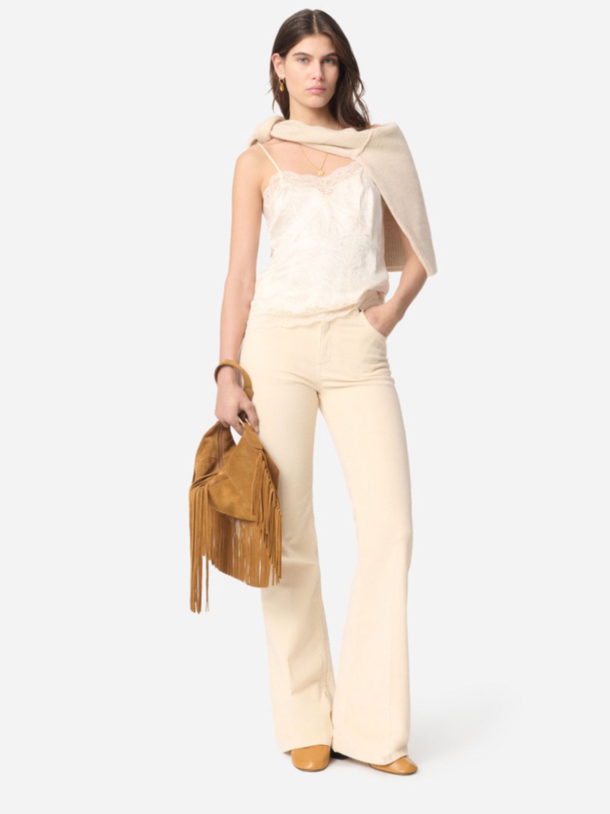 Glycine Lace Camisole - Ecru