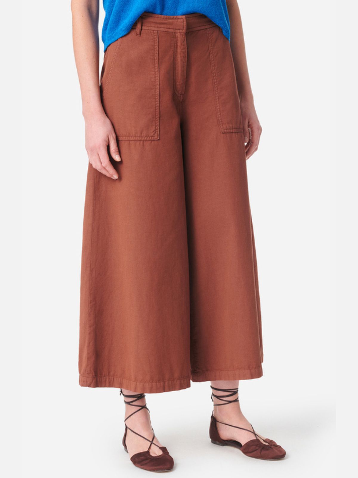Iris Fashion - VANESSA BRUNO - Griffon Trousers - Brown