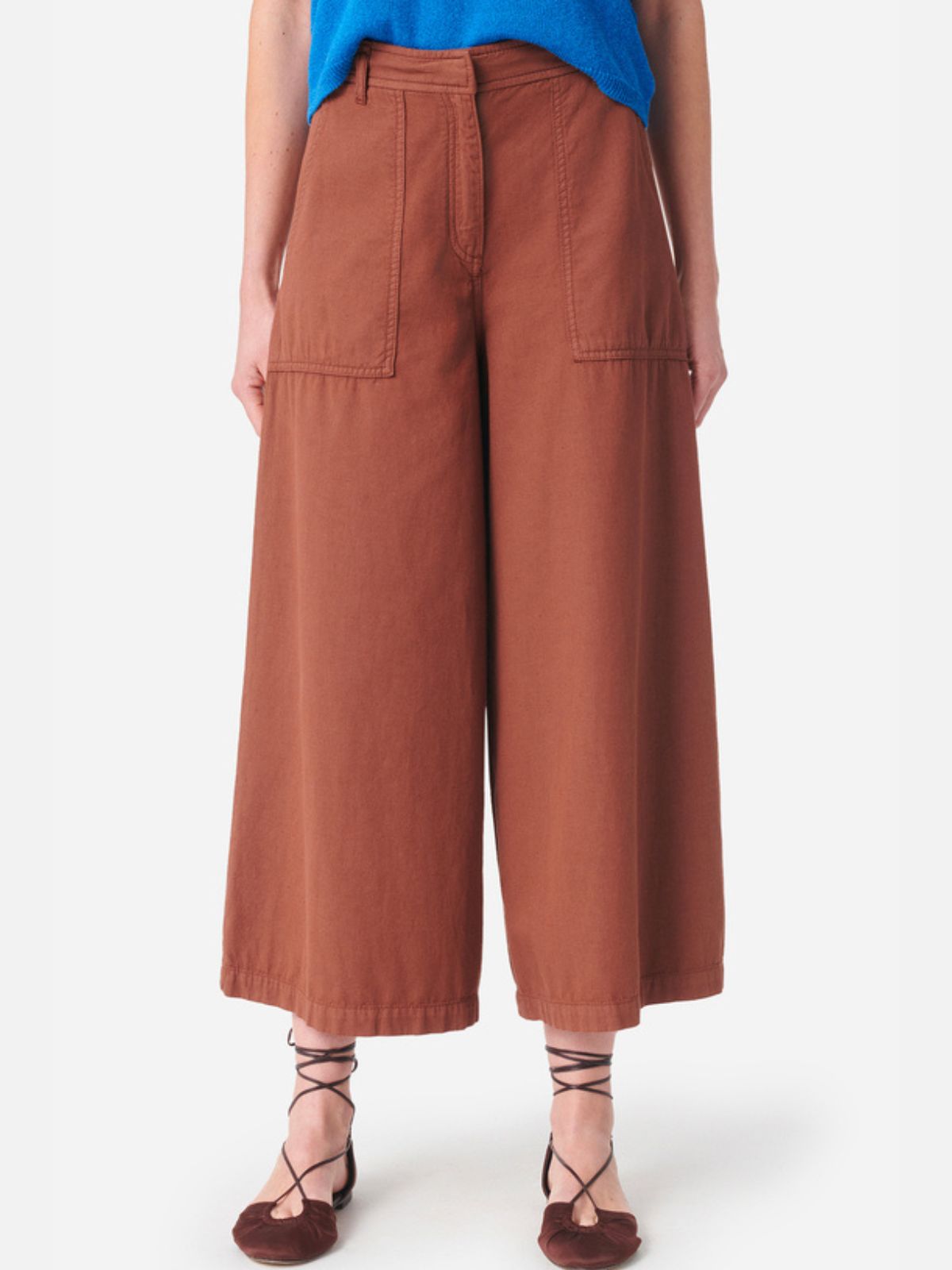 Iris Fashion - VANESSA BRUNO - Griffon Trousers - Brown