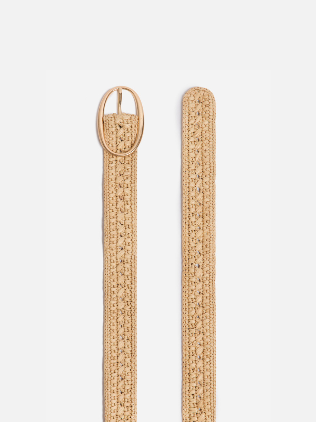 Raffia Belt - Natural