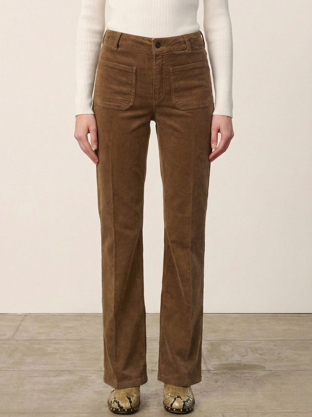 Dompay Cord Trousers - Brown