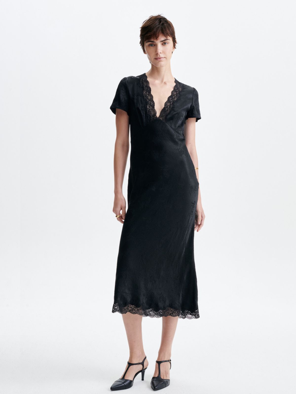 Hollie Lace Dress - Black