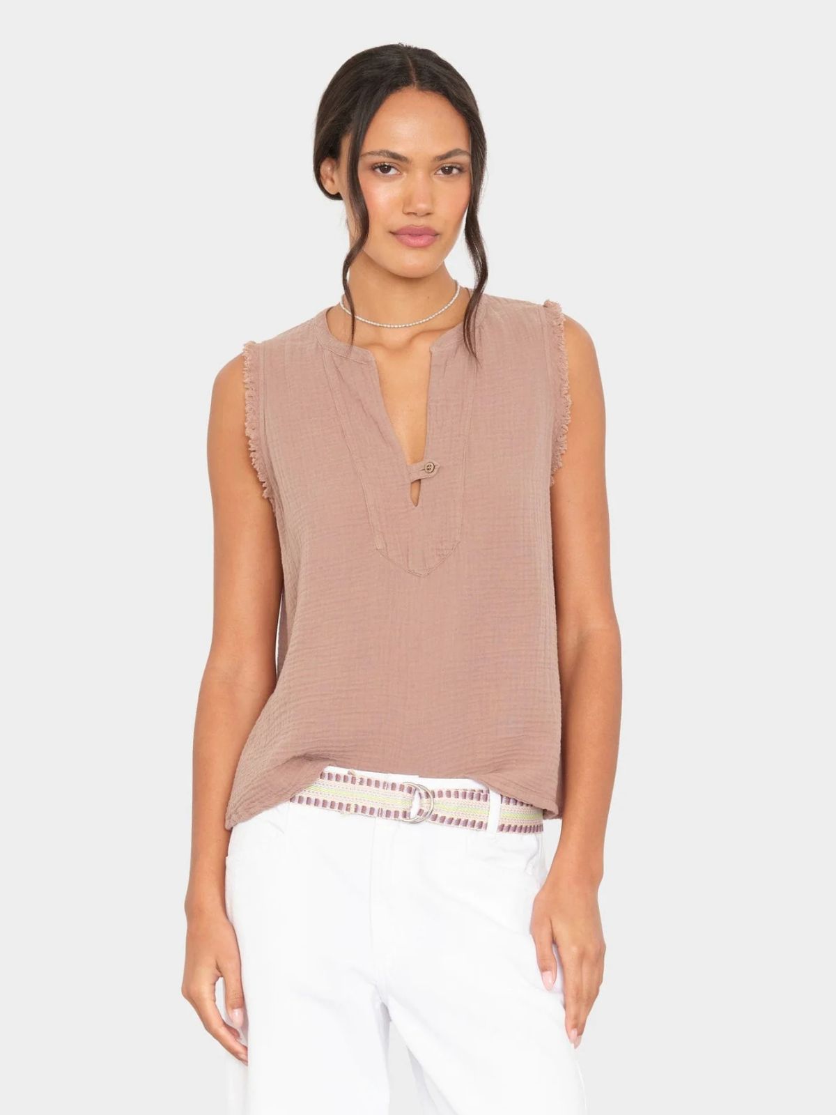 Iris Fashion - XIRENA - Portia Top- Ash Brown