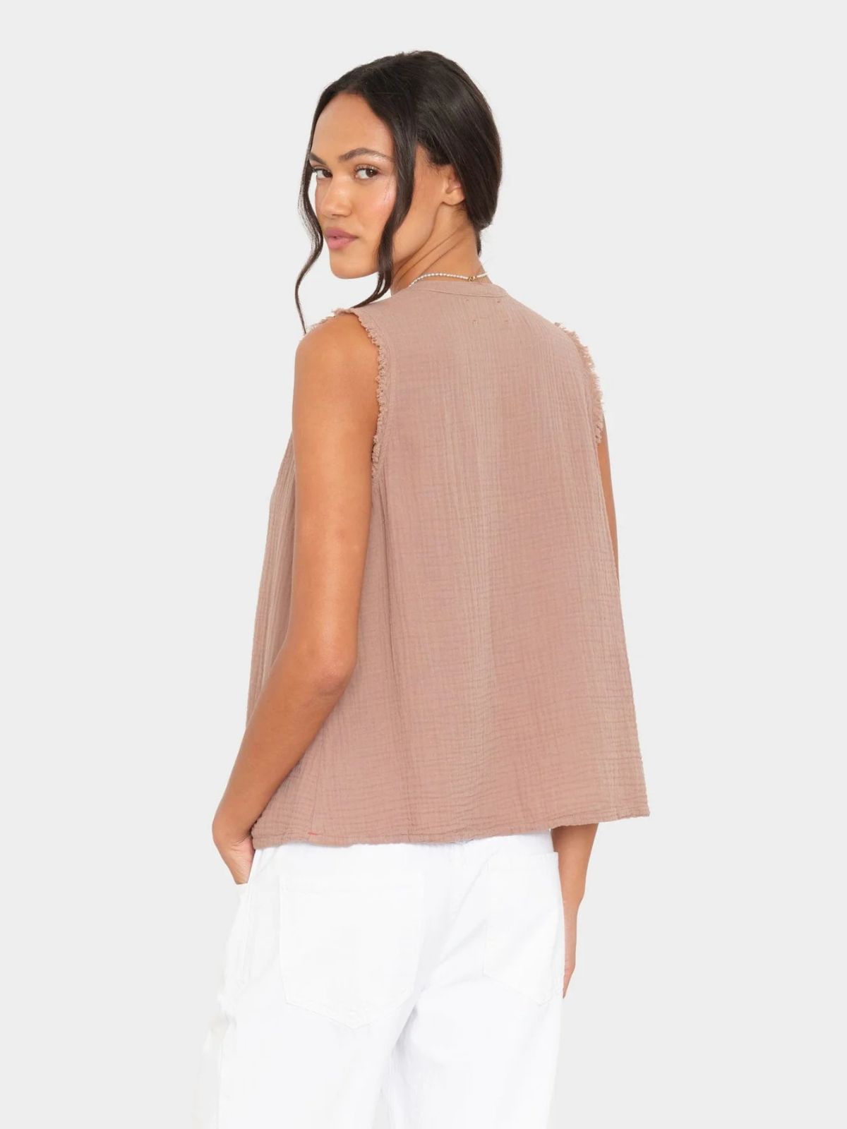 Iris Fashion - XIRENA - Portia Top- Ash Brown