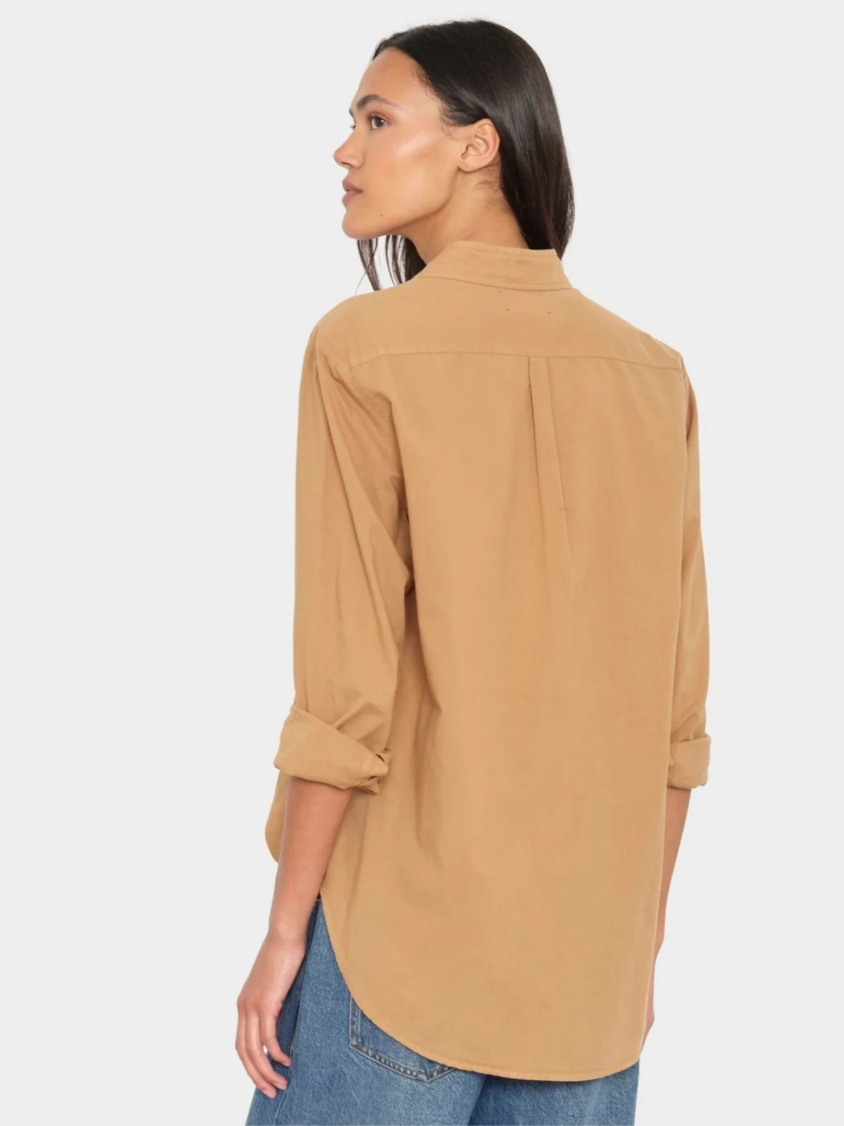 Bowie Poplin Shirt - Tobacco