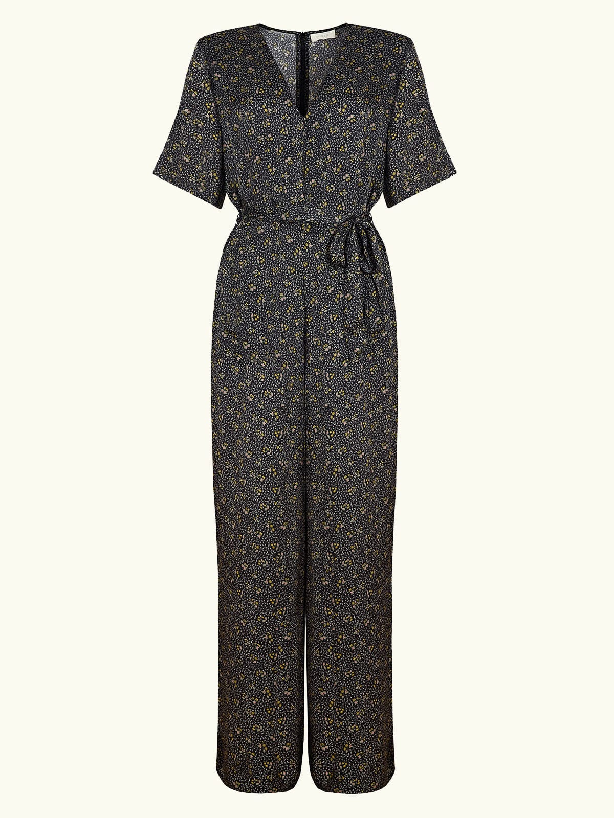 Iris Fashion - BY IRIS - Robin Satin Jumpsuit – Black