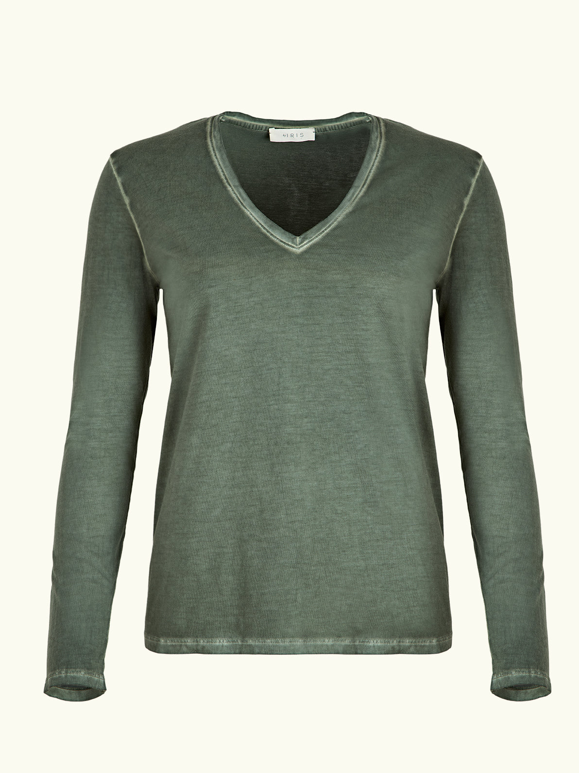 Chloe Long Sleeve T-Shirt - Khaki