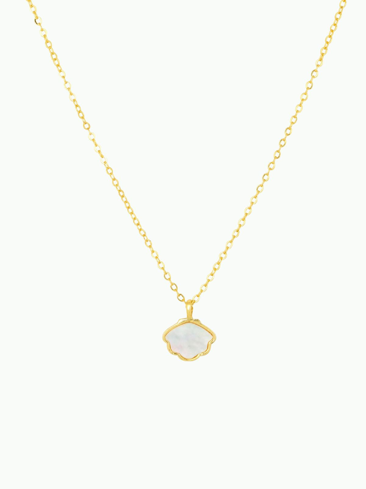Iris Fashion - BY IRIS - Naxos Mini Shell Necklace - Cream