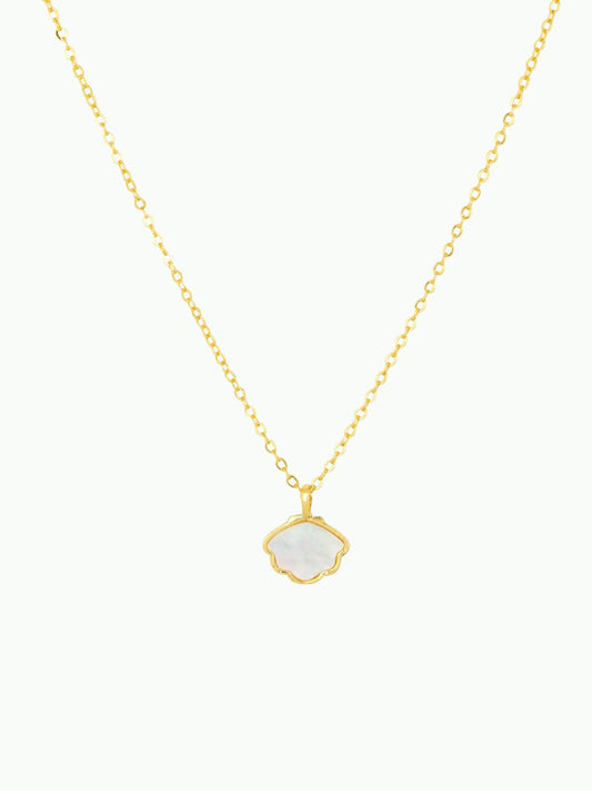 Naxos Mini Shell Necklace - Cream