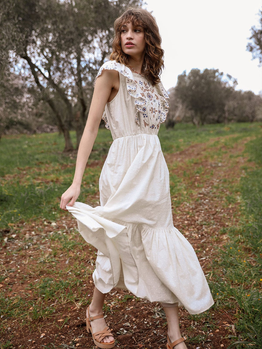 By Iris Alisson Embroidered Dress | IRIS Fashion